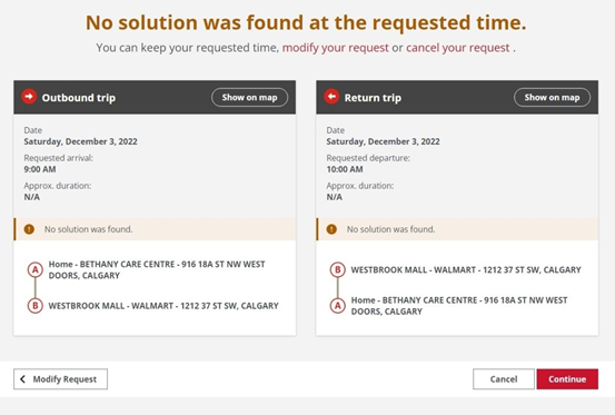 warning about waitlisted trips