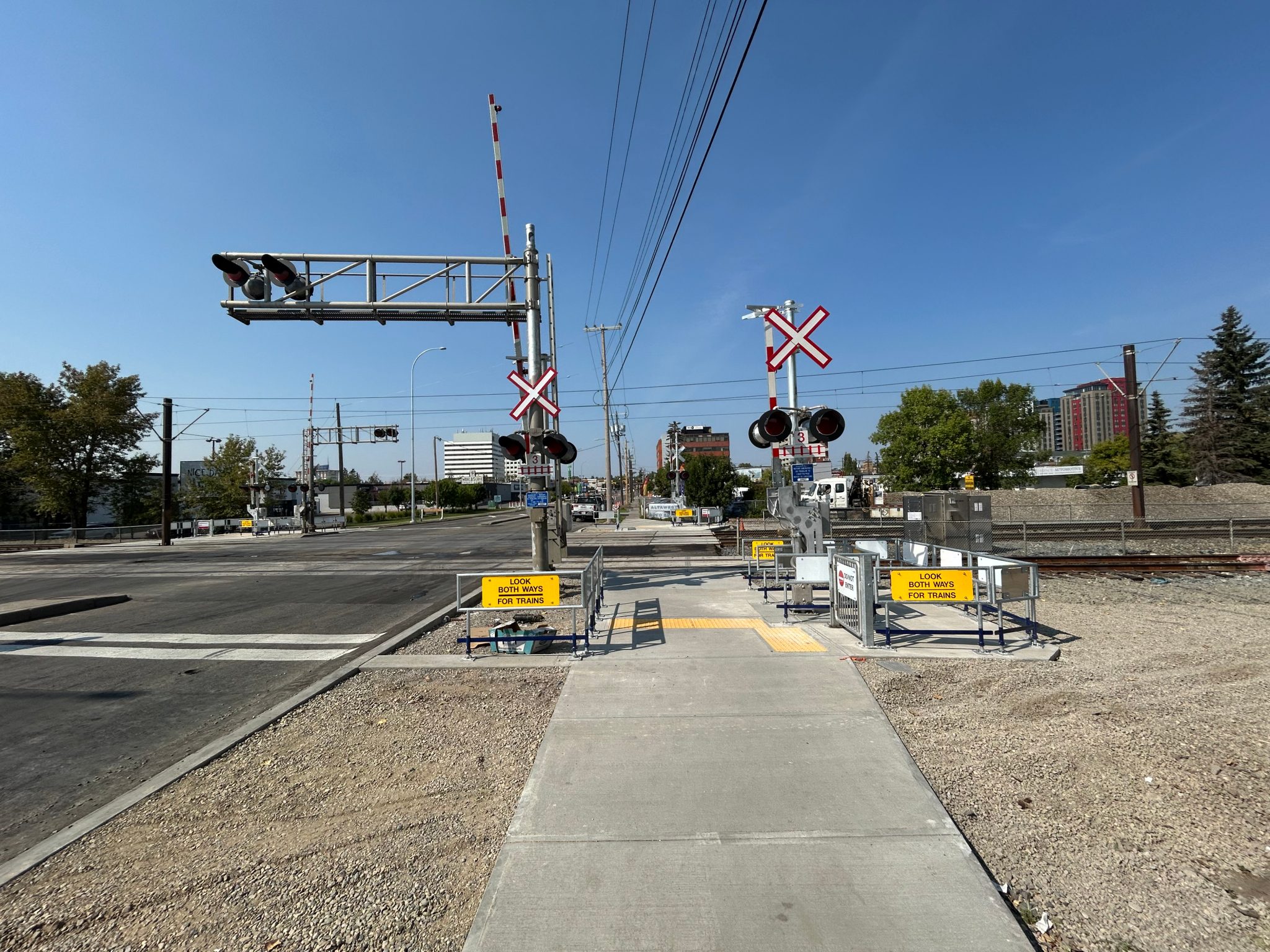 58 Ave S.E. crossing view 3