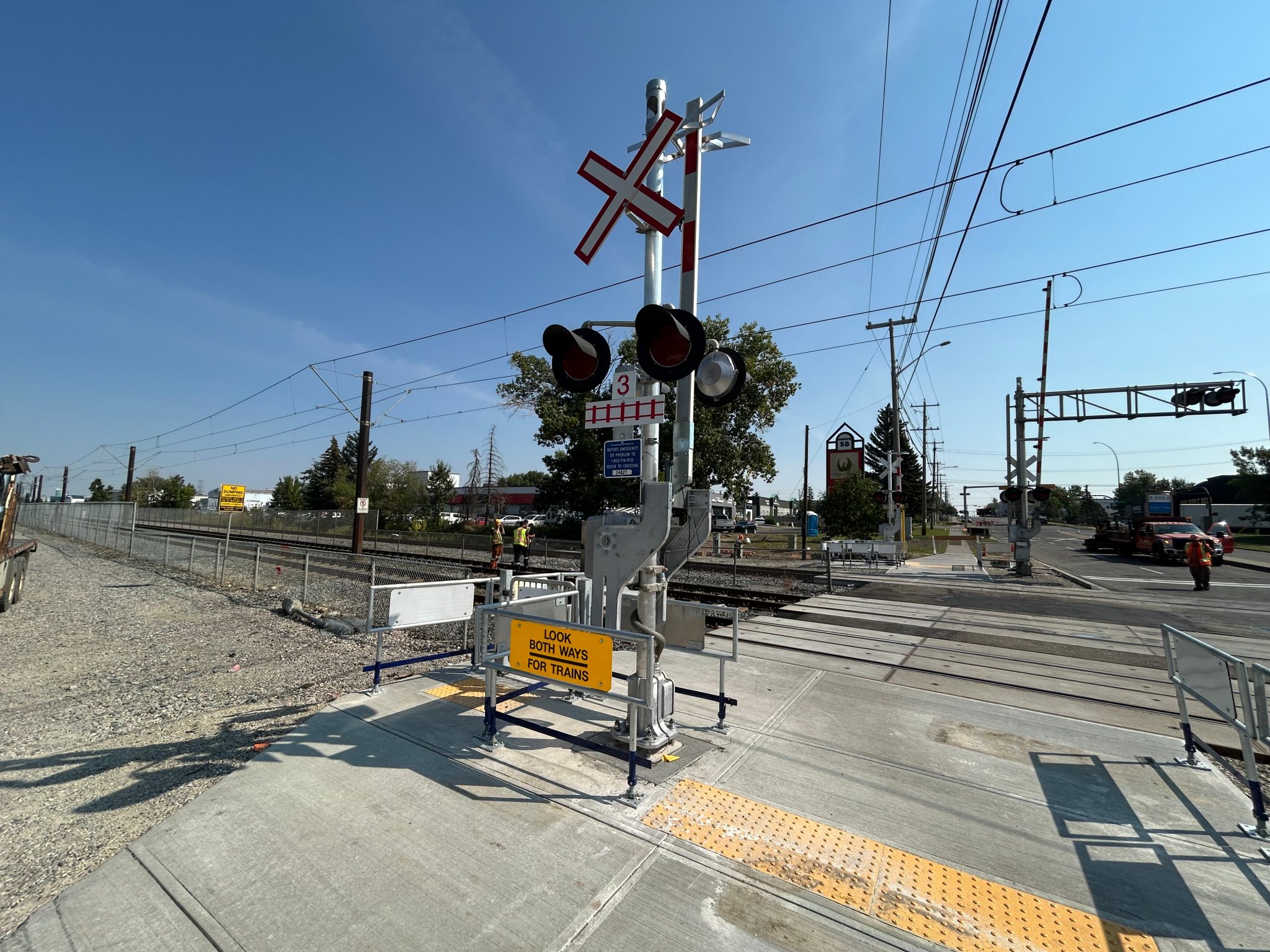 58 Ave S.E. crossing view 2