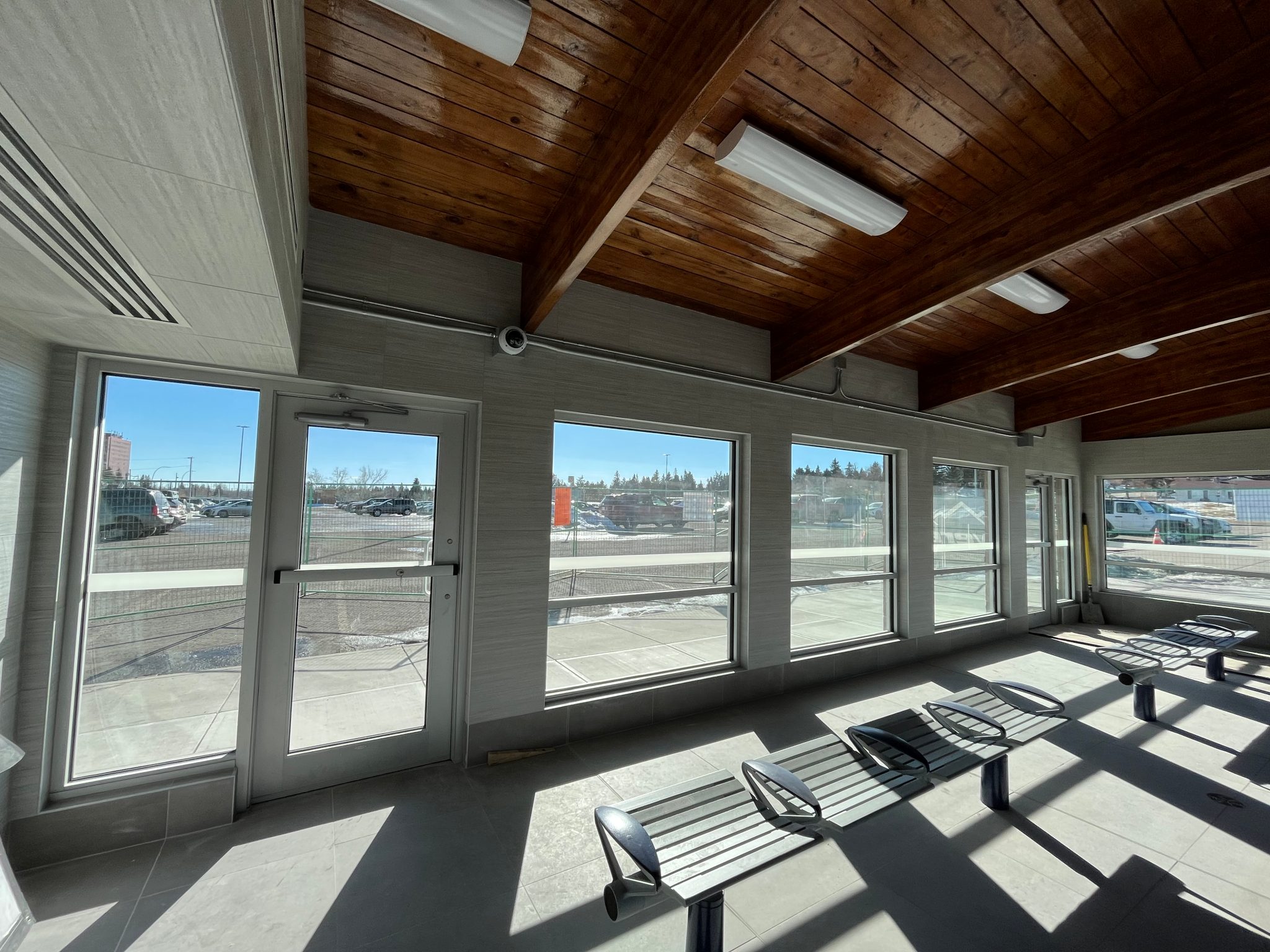 Southland Station bus shelter renovation