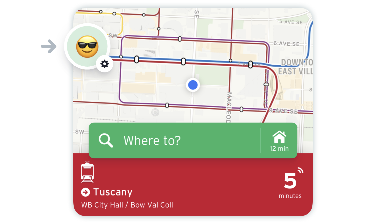 app confirmation screen